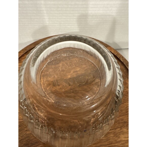 Pyrex 5.5" Clear Ribbed Small Mixing Bowl 3 Cup 750 ml # 7401-S USA Mint! - Picture 5 of 5